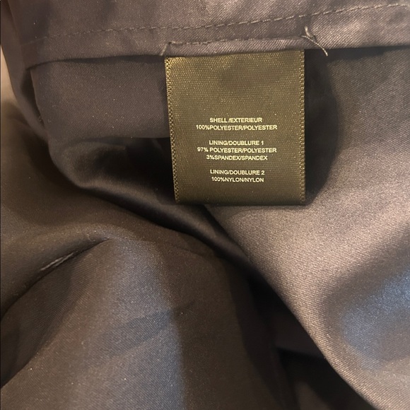 Belle Badgley Mischka Embroidered Sequin Cocktail Party Dress Navy Size 14 - Picture 9 of 10